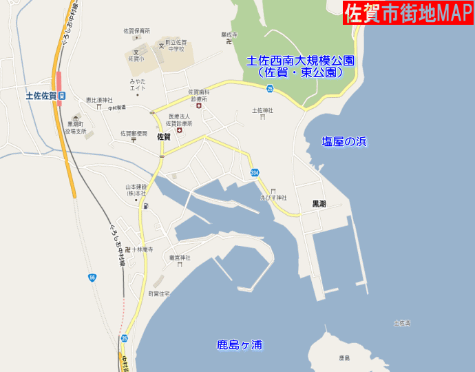 佐賀市街地マップ